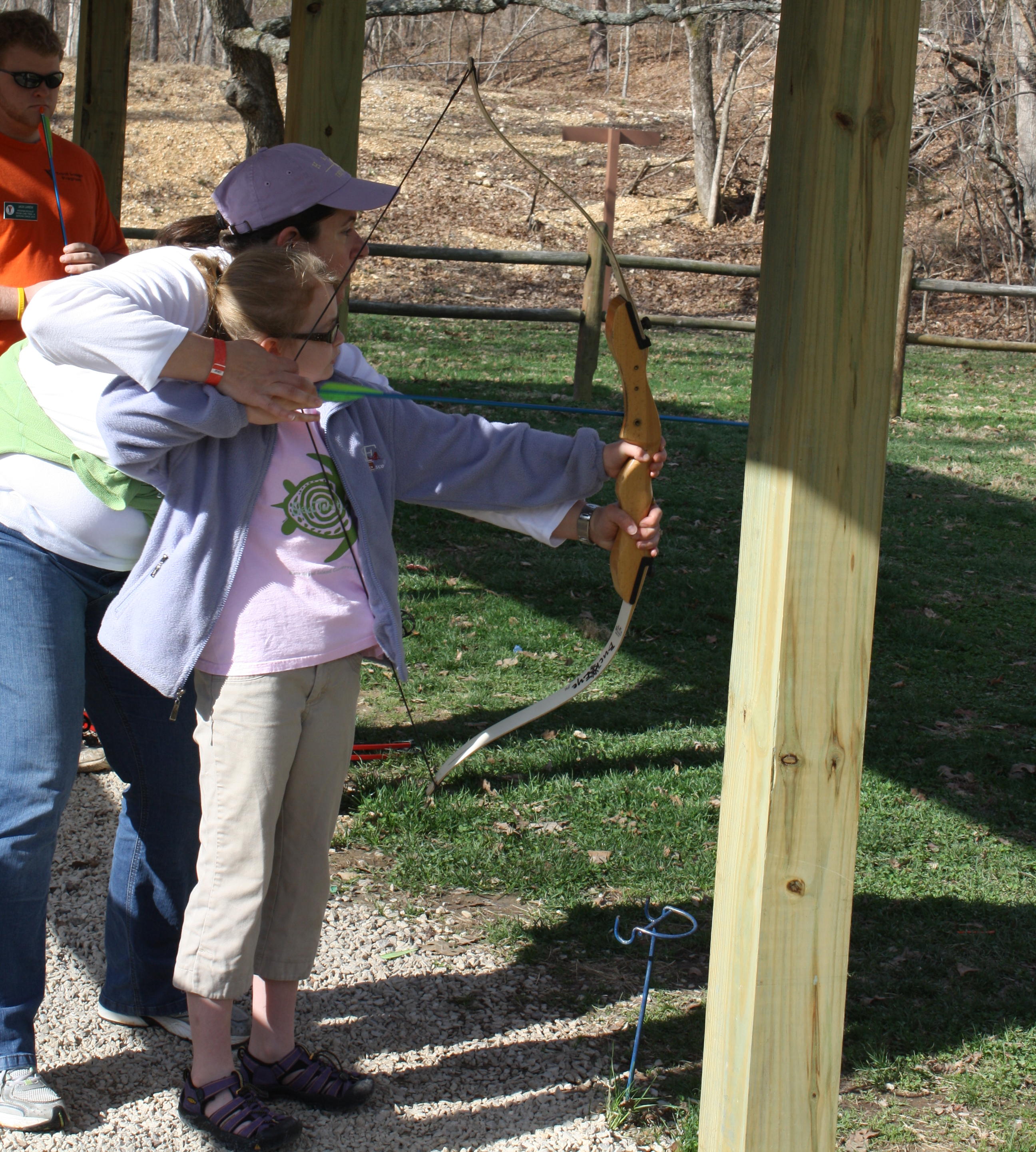 2011-03-23 Trout Lodge BJ archery.jpg
